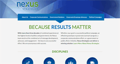 Desktop Screenshot of nexusstrategies.com