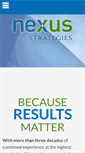 Mobile Screenshot of nexusstrategies.com